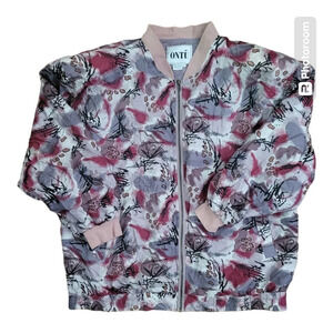 Vintage silk jacket by ONTU Womens Size Xxl